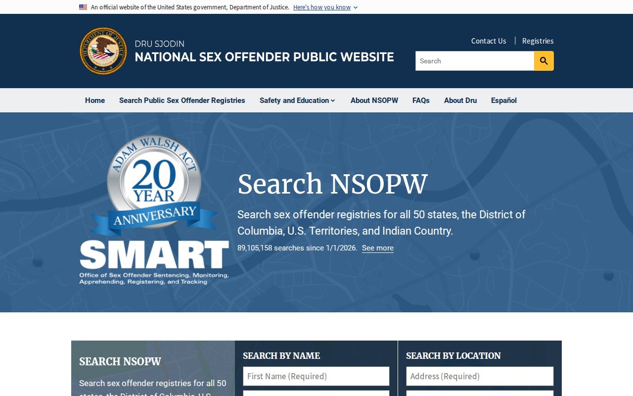 Roosevelt County sex offender check national NSOPW search